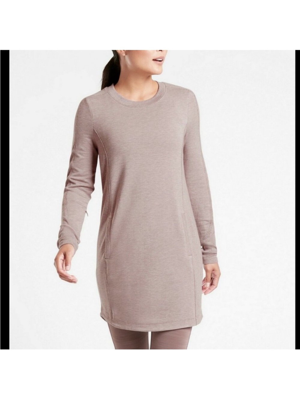 Bundle of Six Athleta Sweatshirt Dresses - Picture 3 of 16